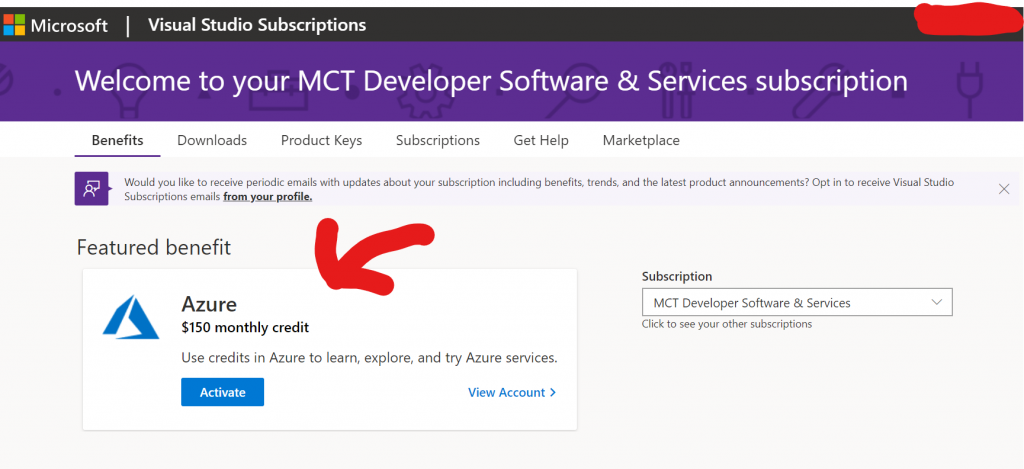 Connect an MCT Credited Azure Subscription to separate Azure Tenant – IT  Blog