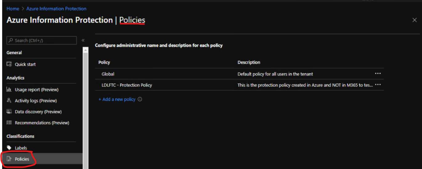 Error Policy Is Missing when trying to load and run an AIP/MIP UL on